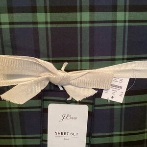 J. Crew Limited Edition Blackwatch Full sheet Set